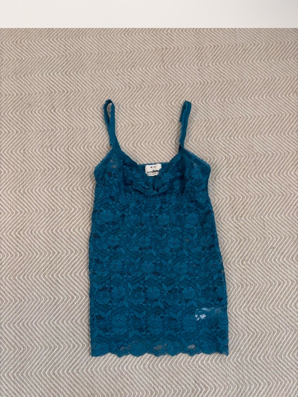 Pins & Needles Teal Lace Camisole ASO Elena Gilbert
